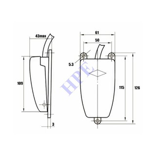 Công tắc bàn đạp 5A EWK-5A