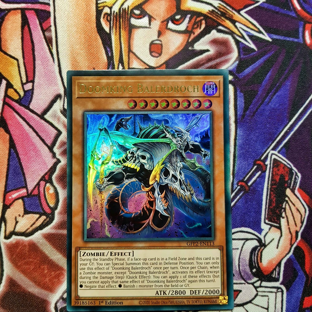 Thẻ bài Yugioh chính hãng | Doomking Balerdroch | GFP2 Ultra Rare.