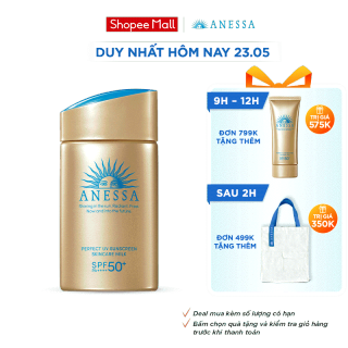 Sữa chống nắng bảo vệ hoàn hảo Anessa Perfect UV Sunscreen Skincare Milk 60ml giá chỉ còn <strong class="price">48.900.000.000đ</strong>