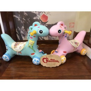 ⚡SHOP HỖ TRỢ 50%CƯỚC⚡ NGỰA BẬP BÊNH 2 TRONG 1-VỪA BẬP BÊNH VỪA ỦN CHO BÉ-CÓ NHẠC
