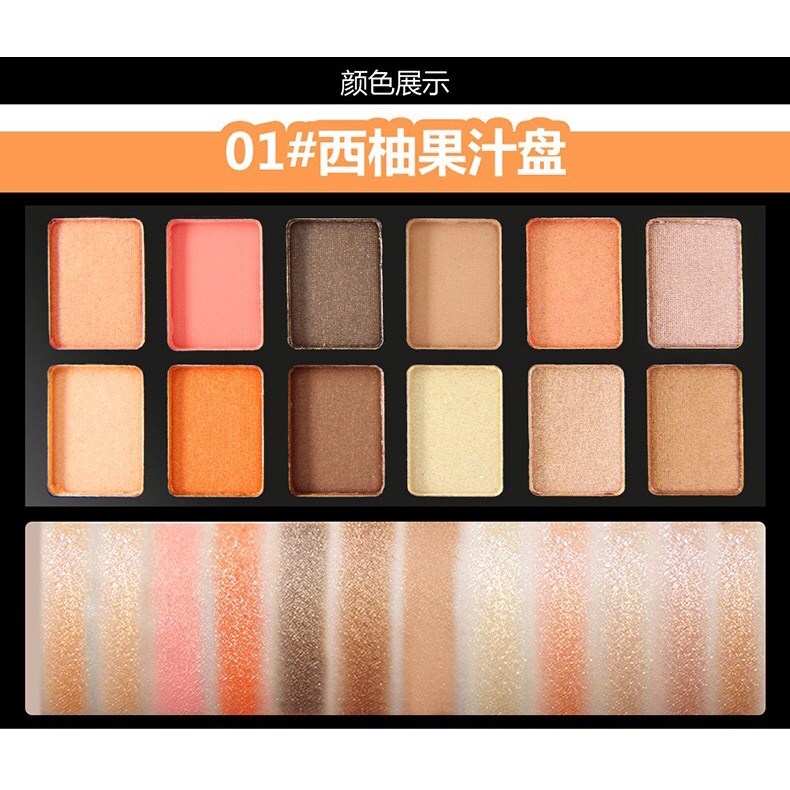 Phấn mắt 12 màu Novo Fashion eye shadow