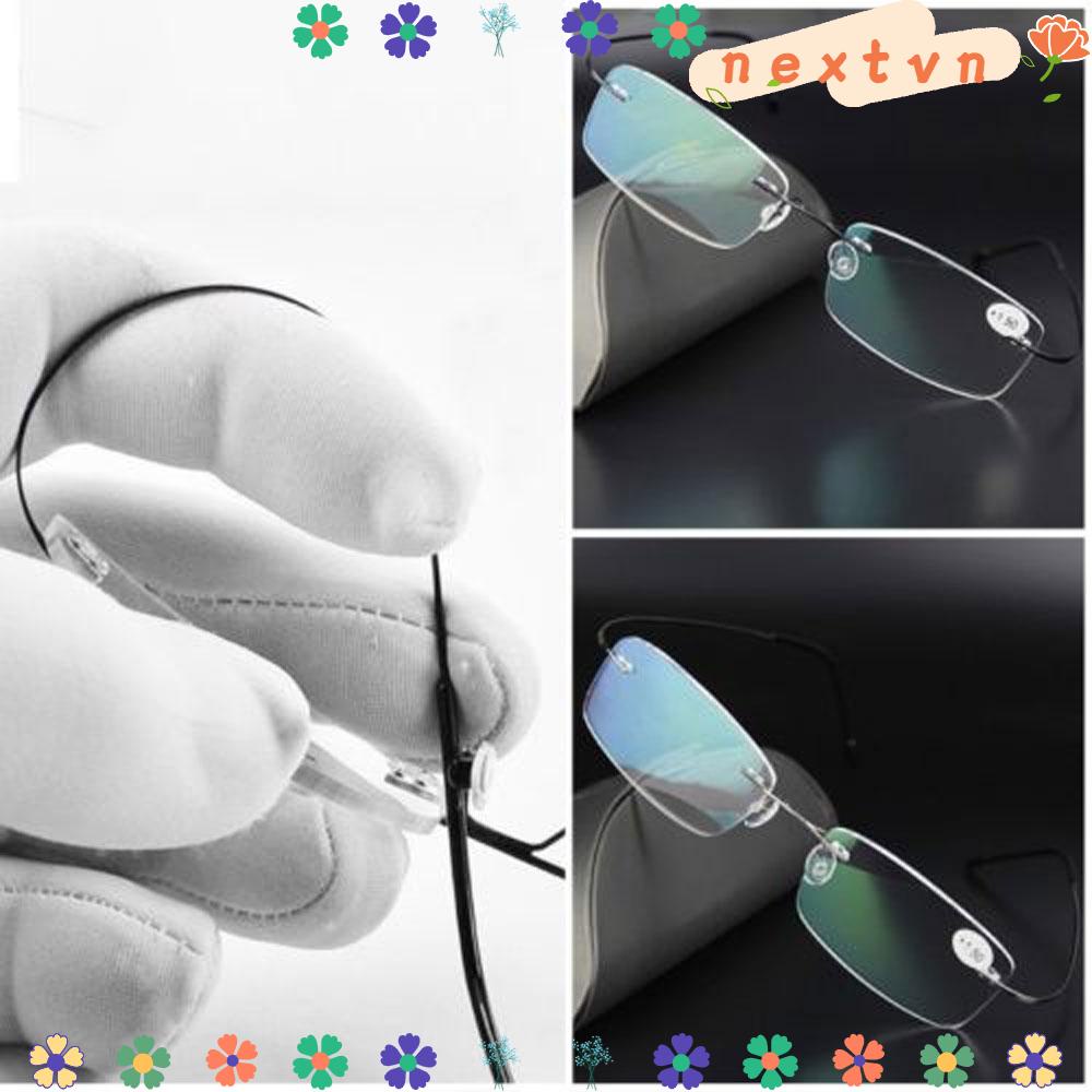 Kính Đọc Sách Chất Liệu Titan Không Viền Sang Trọng