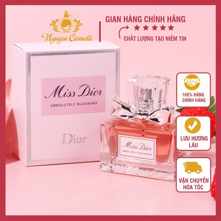 Nước hoa Miss Dior Absolutely Blooming đẳng cấp , sang trọng