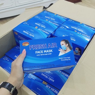 khẩu trang 4 lớp FRESH AIR - 1 hộp 50 cái