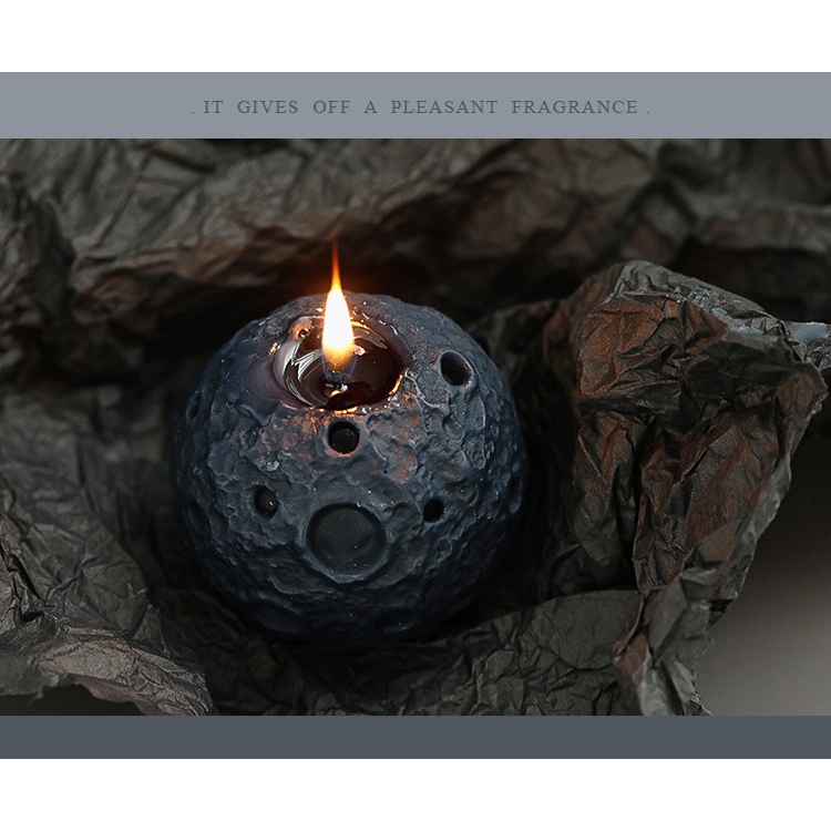 Nến sáp thơm tiểu hành tinh hình mặt trăng nghệ thuật sáng tạo