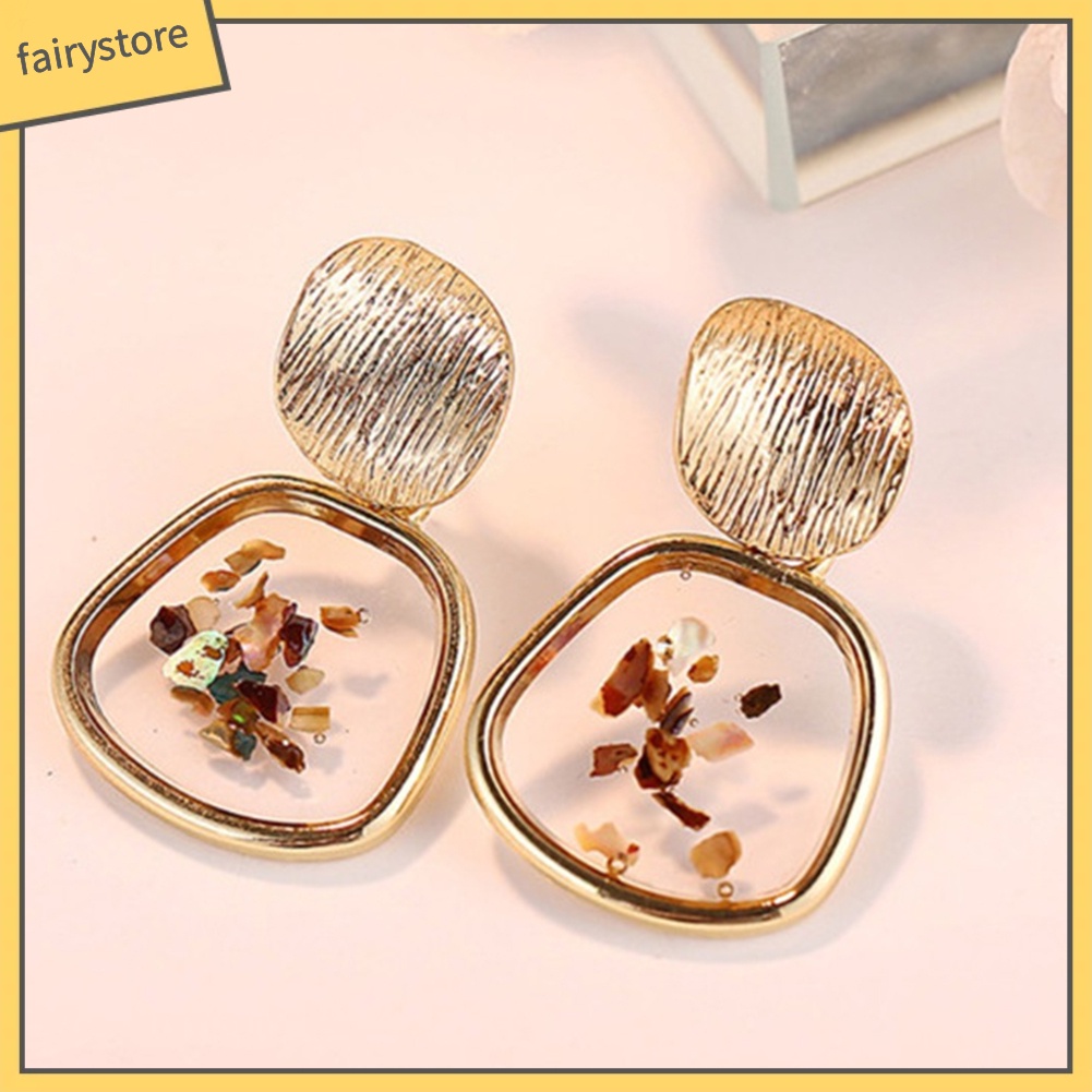 Bông tai kiểu hình học thiết kế độc đáo ấn tượng dành cho nữ