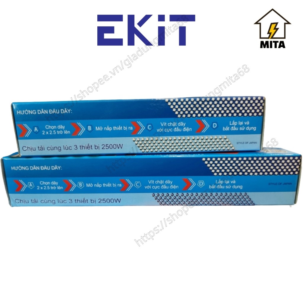 Ổ cắm điện công suất lớn siêu chịu tải EKIT, ổ điện không dây EKIT 4500w-8000w - MITA