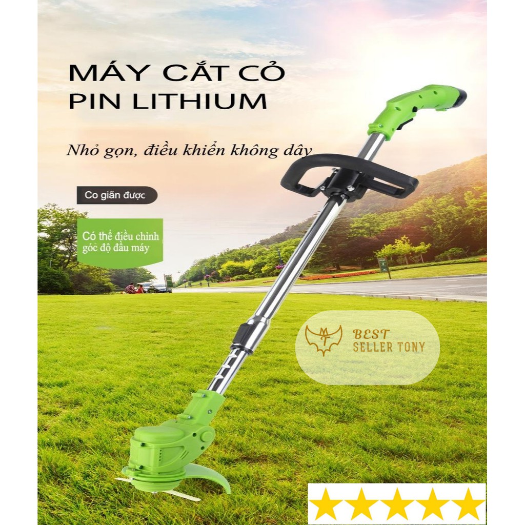 Máy cắt cỏ cầm tay dùng pin sạc thông minh -  Máy cắt lithium