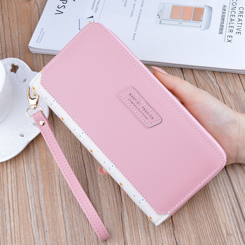 Ví nữ dáng dài thời trang cao cấp nhiều ngăn đựng tiền đẹp giá rẻ LUKAMO VD 464