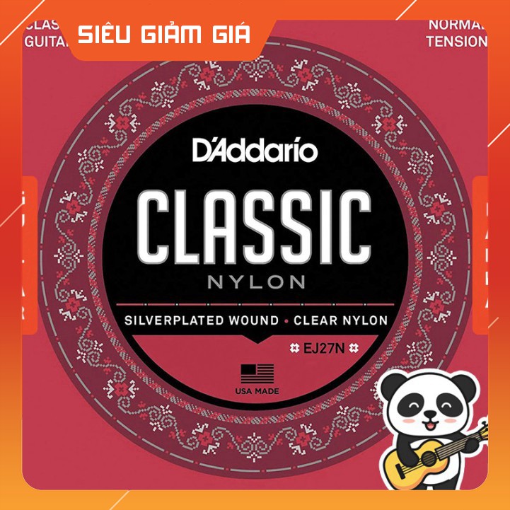 Dây Đàn Guitar Classic D'Addario EJ27N [Size Normal]