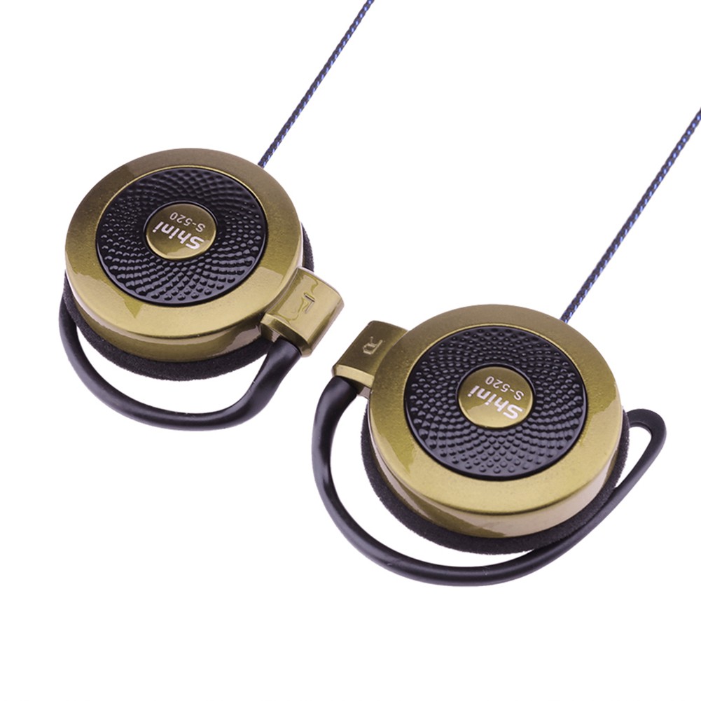 For Shini s-520 3.5mm Stereo Mp4 Game Sports Mobile Phone Ear Hook Headsets Wire Sports Earphones