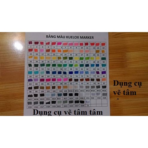 [Dụng Cụ Vẽ Tâm Tâm] #MARKER KUELOX- 1 CÂY 15K-Dụng cụ vẽ Tâm Tâm