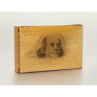 Bộ bài tây mạ vàng 24k