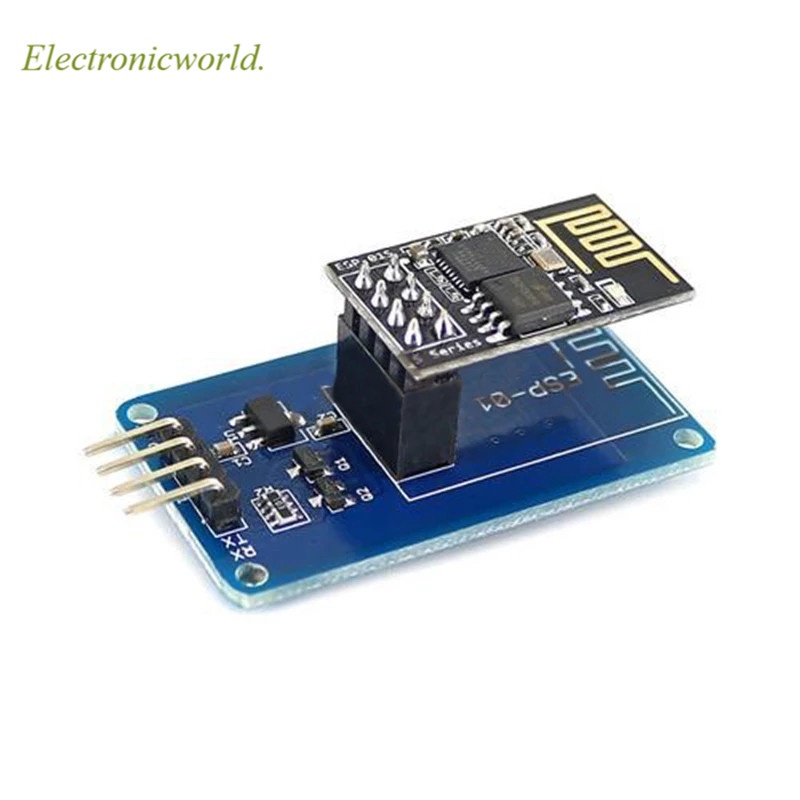 Mô Đun Truyền Tín Hiệu Wifi Không Dây Esp8266 Esp-01 3.3v 5v Esp01 Pcb Cho Arduino