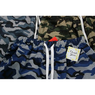 Quần short unisex camo