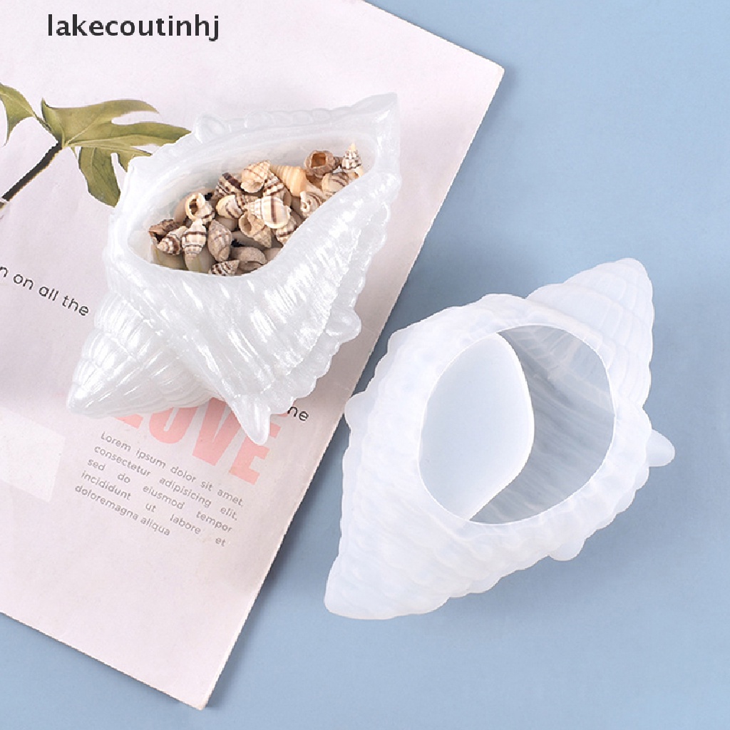 Khuôn silicon làm chậu cây hình vỏ sò