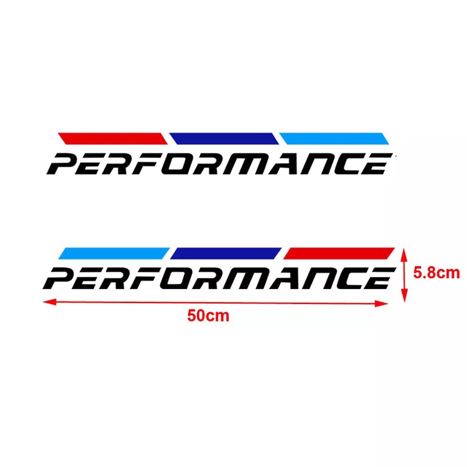 Tem dán cửa xe ô tô Performance 02