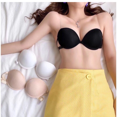 MỚI*Áo Lót Đúc gấm Bàn Tay Dây Rút Siêu Đẩy Nâng Ngực Tạo Khe 370 (ảnh thật)