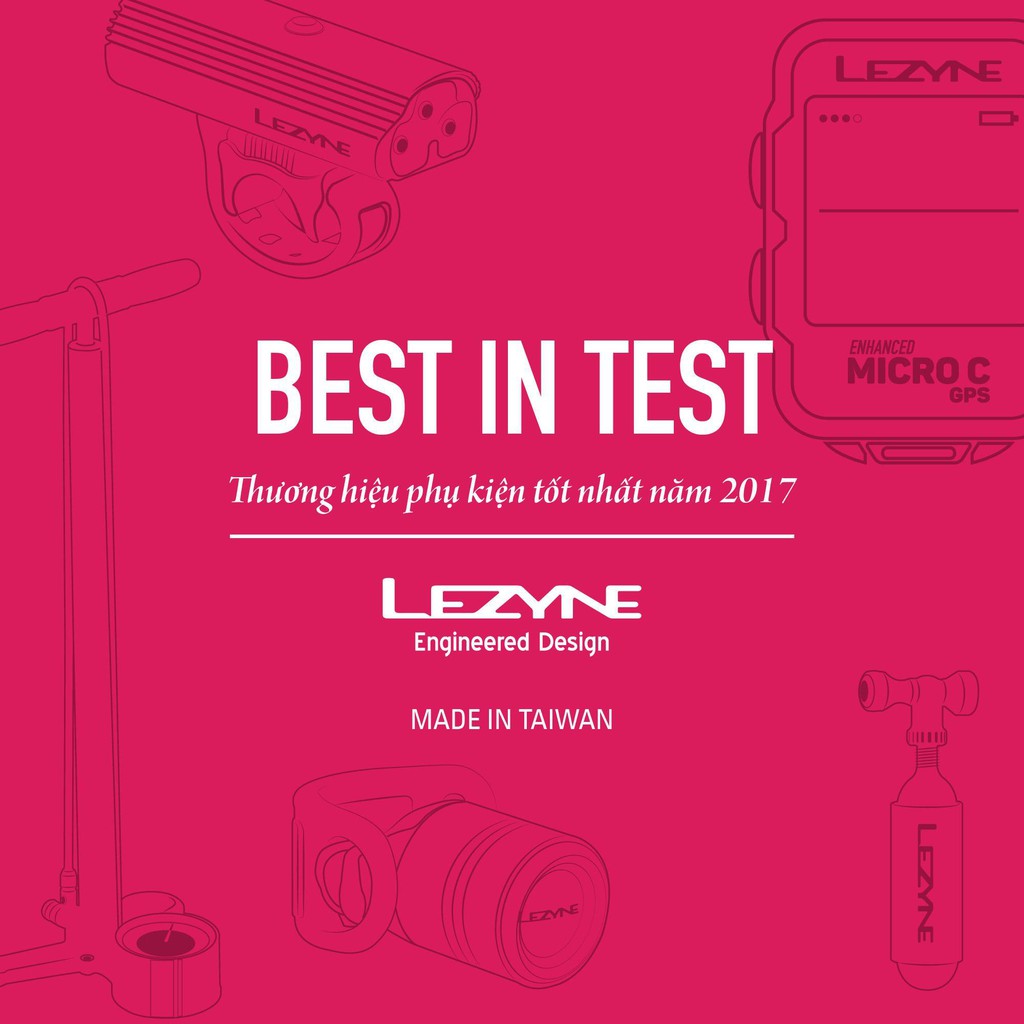 [CHÍNH HÃNG] TÚI YÊN XE ĐẠP LEZYNE SMART ENERGY CADDY