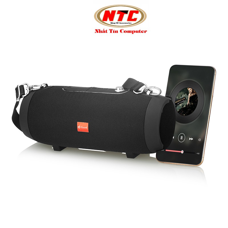 Loa bluetooth Kisonli KS-1983 âm thanh Stereo cực hay - thiết kế nút vặn nguồn hiện đại (nhiều màu)