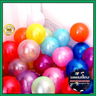 [Giá rẻ nhất] Bóng Nhũ Hàng Đẹp - loại 10" bịch 100 quả