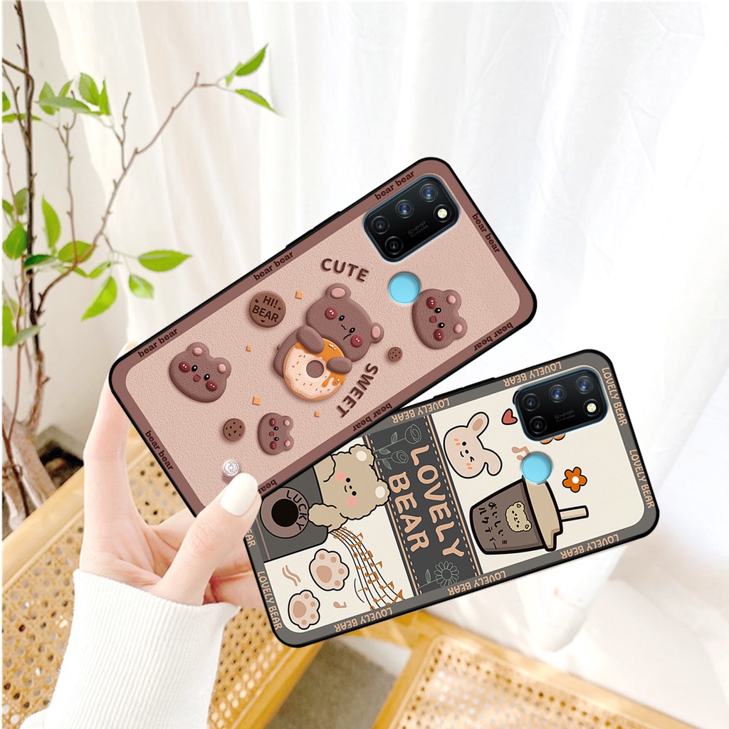 Ốp lưng Realme C17 - Realme 7i in hình gấu bear dễ thương, bền đẹp