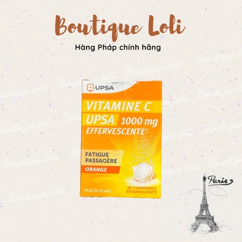 SỦI VITAMIN C UPSA 1000mg 20 viên