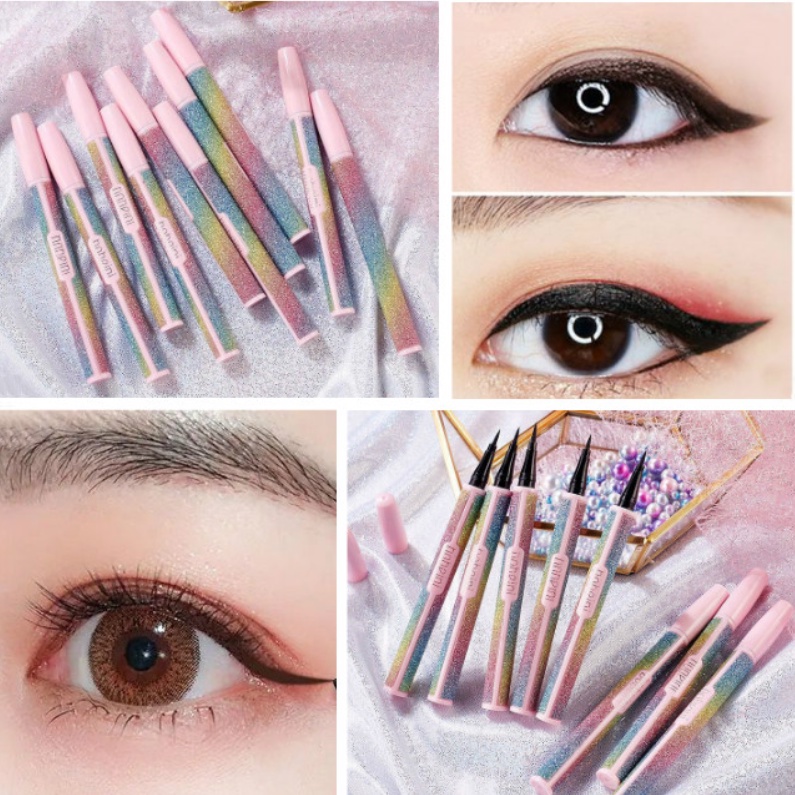 [Hàng mới về] Bút kẻ mắt dạng lỏng chống nước nhanh khô màu sắc ánh sao độc đáo cao cấp