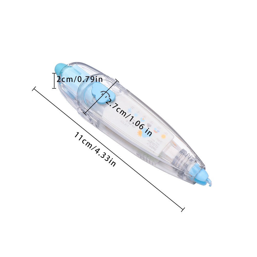 Băng keo xóa họa tiết hoạt hình nhiều kiểu tùy chọn dùng để trang trí nhật ký/sổ tay/vở bài tập