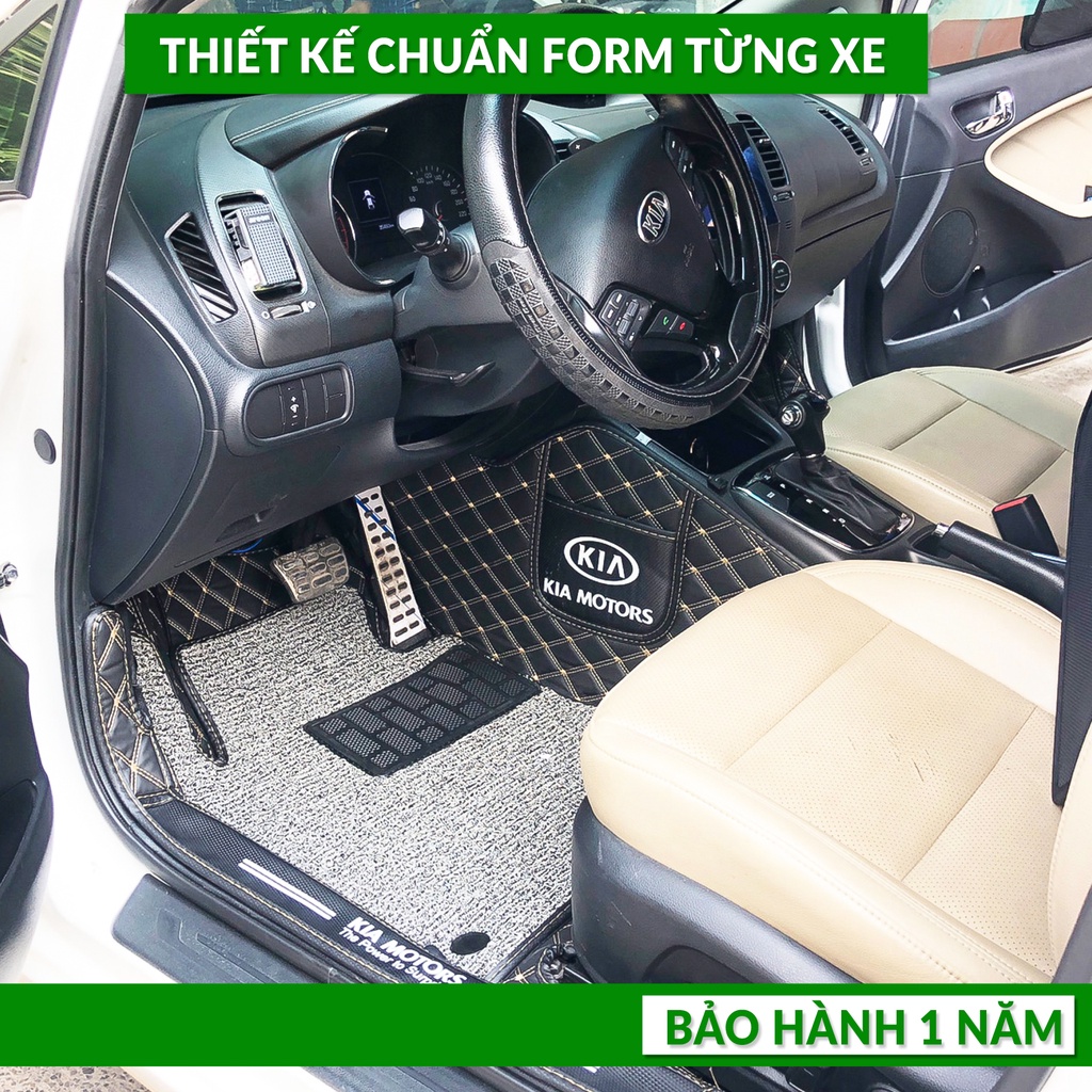 [GIÁ TẬN XƯỞNG][Hình Thật] Thảm Lót Sàn Xe Ô Tô KIA CERATO 2013-2018 - Chống Nước, Chống bẩn, Dễ Lắp Giá Xưởng