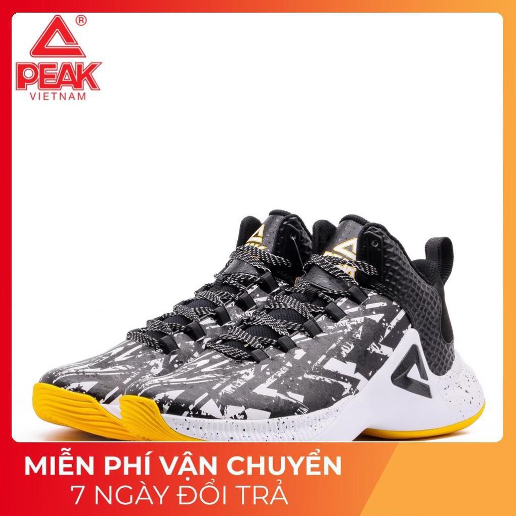 Giày bóng rổ PEAK Basketball Rising Leather E94171A XỊN 2020 new : ; ;