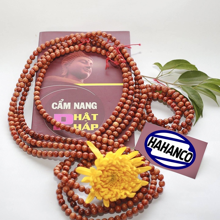 Chuỗi vòng cổ/vòng tay 2in1 gỗ Huyết Long thấu quang (Đủ size) - An Yên - Thịnh Vượng (BH658)