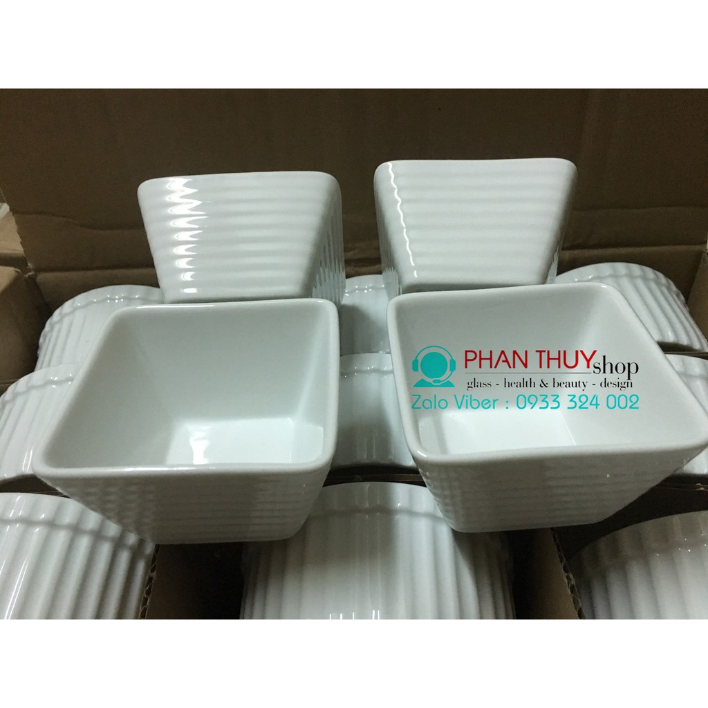 Khuôn sứ Vuông làm bánh 7cm