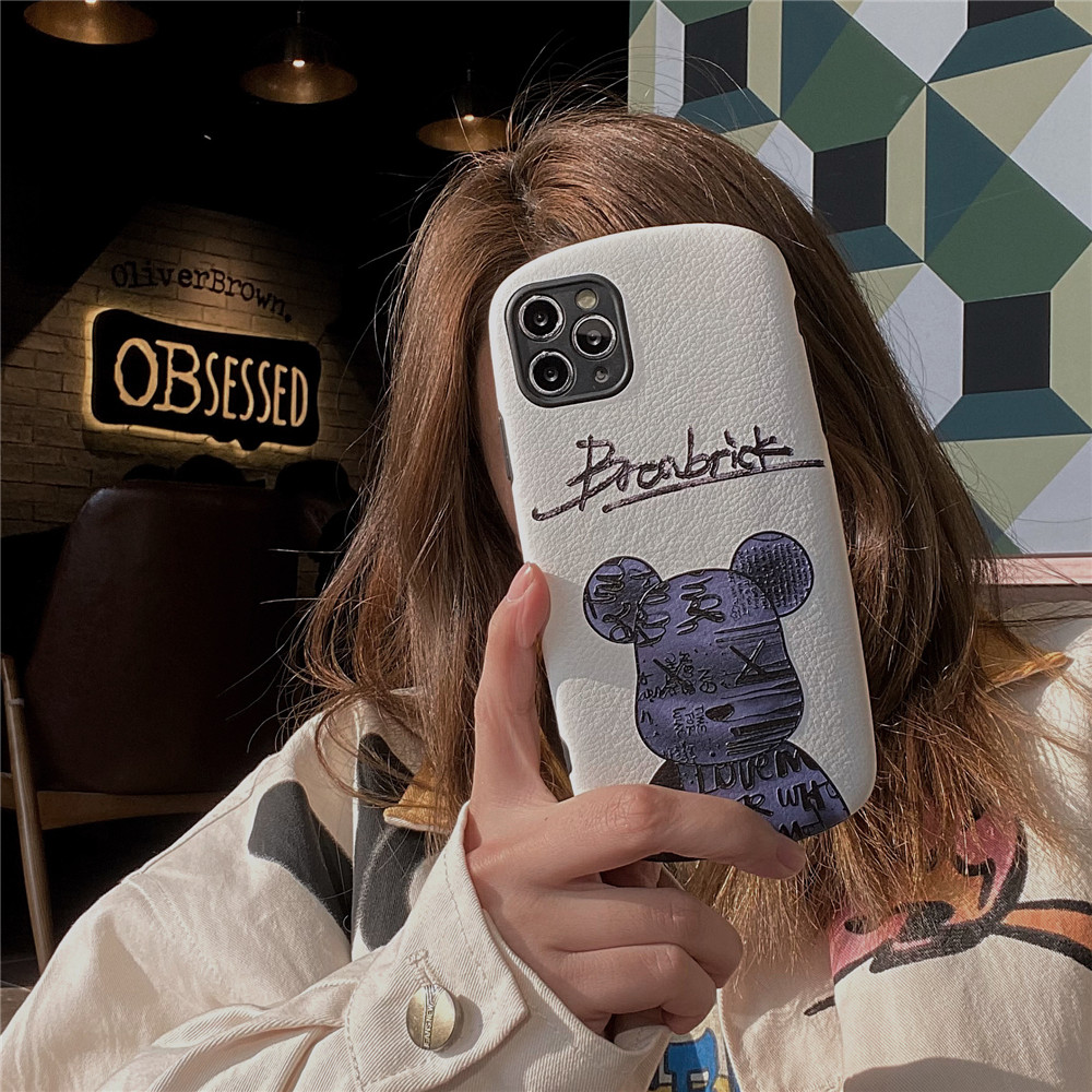 Ốp điện thoại da mềm chống sốc bảo vệ camera cho IPhone 12pro max 12mini 11Pro Max XS Max XR SE 2020 7 8 Plus | BigBuy360 - bigbuy360.vn