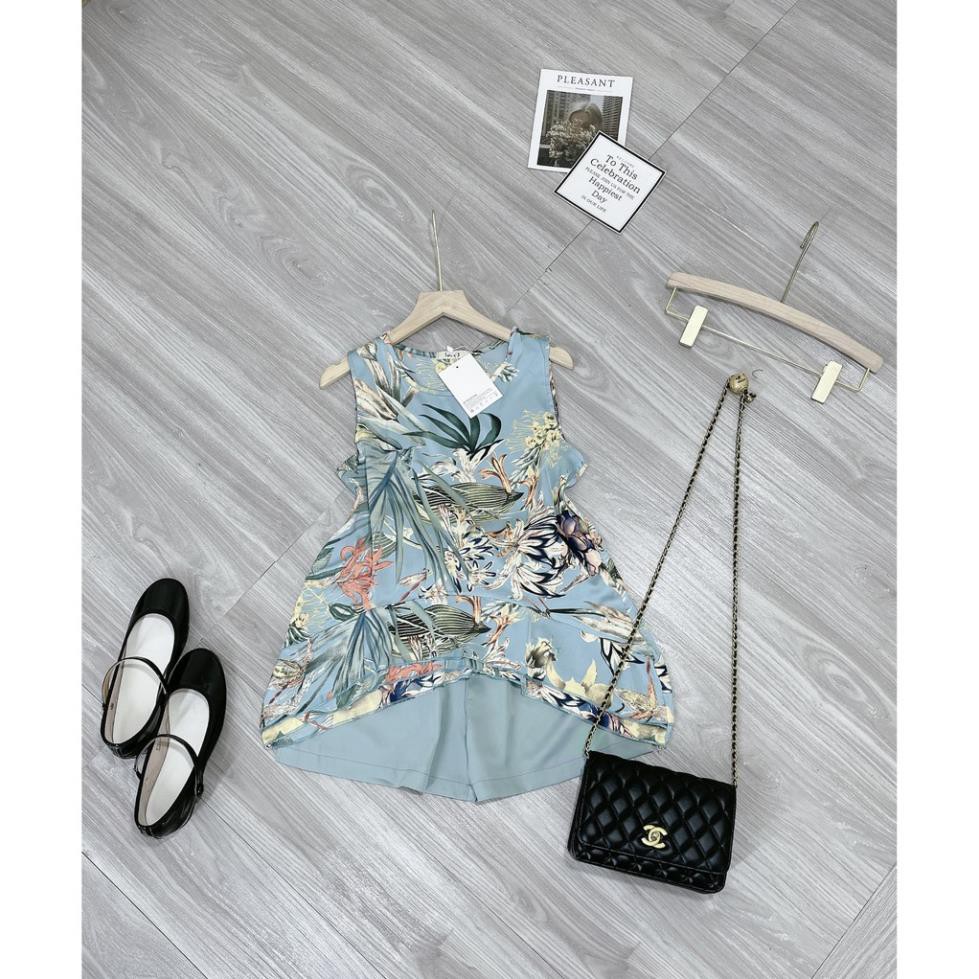 ( Freeship ) Set Hoa Lụa Sát Nách Bèo Tầng Xanh