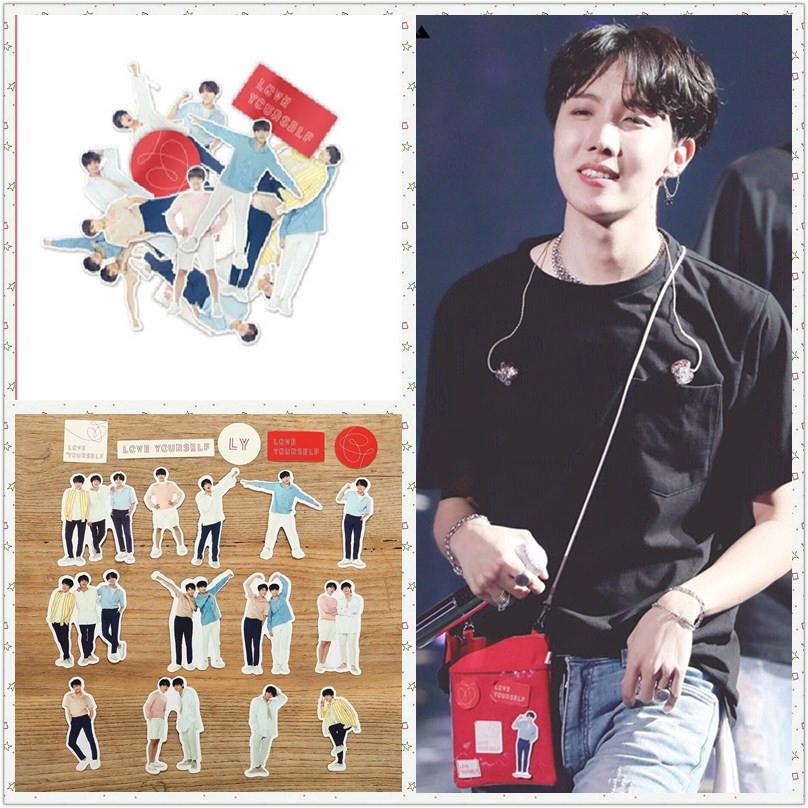 Miếng dán Logo nhóm nhạc KPOP BTS LOVE YOURSELF