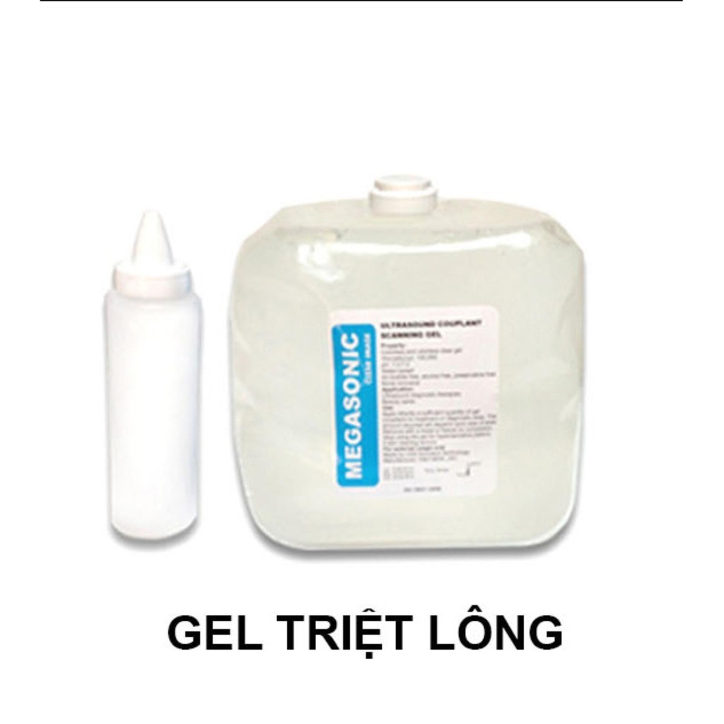 Gel Triệt Lông, Siêu Âm Megasonic