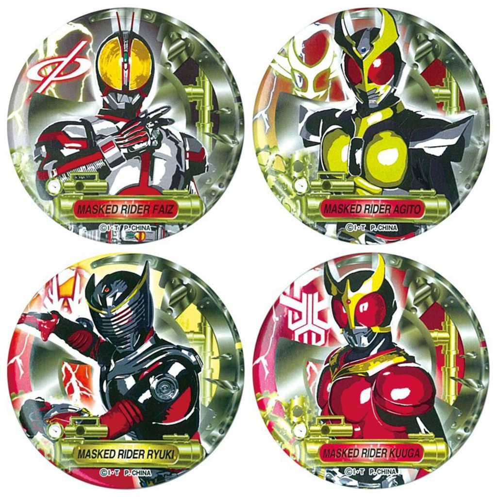 Combo 20 huy hiệu cài áo IN HÌNH Kamen Rider anime chibi dễ thương tiện lợi