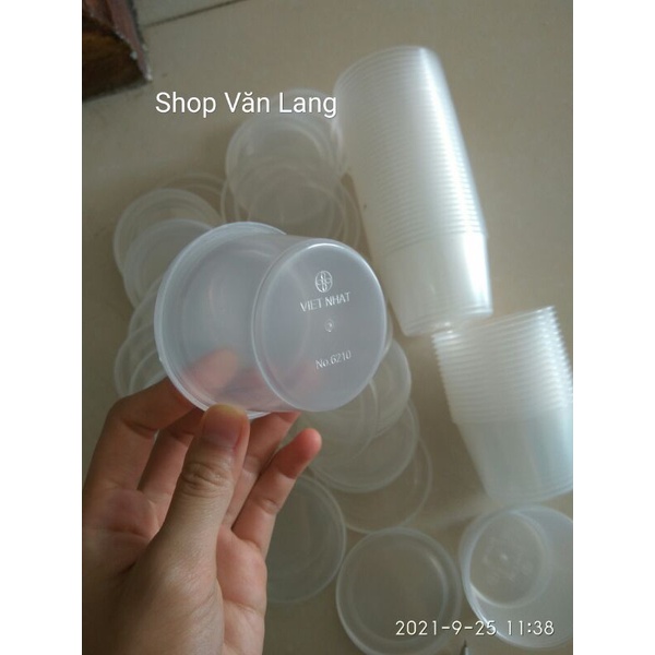 20 Hũ Nhựa Làm Caramen Loại To Hũ Làm Sữa Chua Thạch Rau Câu Có Nắp