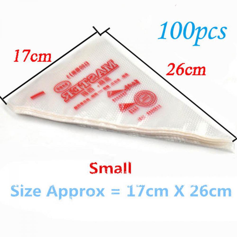 Conopery 100 túi bắt kem  trang trí bánh dùng một lần