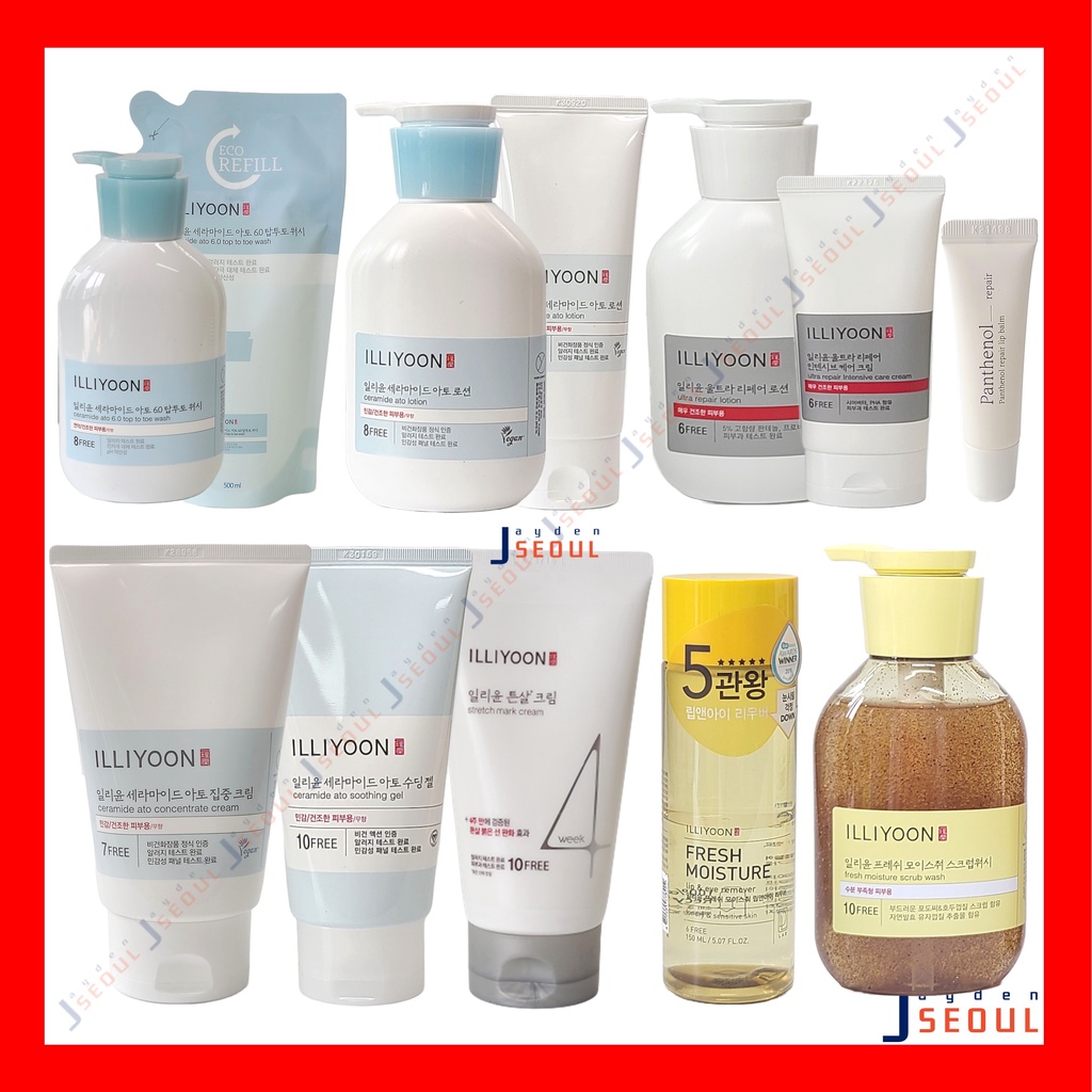 MINH HỌA Ceramide Ato Concentrate Cream 200ml / Lotion 600ml + 128ml / Top To Toe Wash 500ml + 500 refill / Kem trị rạn da 200ml / Repair Lip Balm 10g