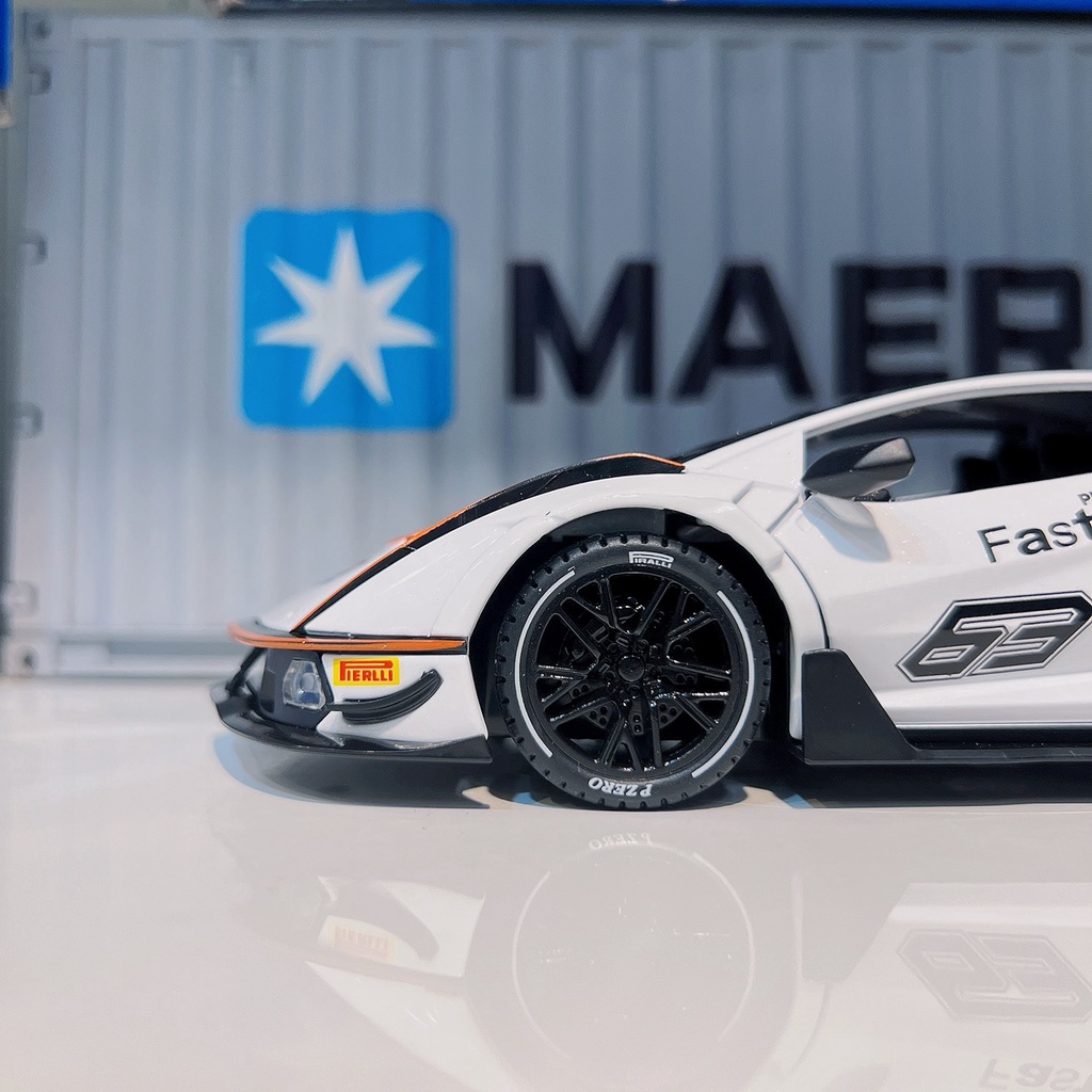 Xe mô hình Lamborghini Essenza SCV12 1:24 Jinjifang