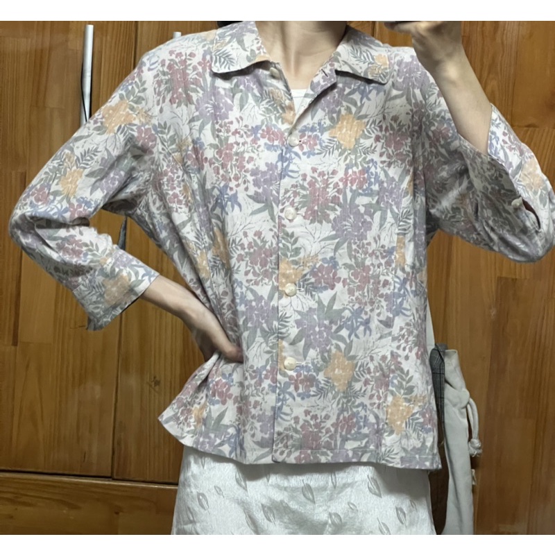Áo sơ mi hoa vintage Nhật | A46