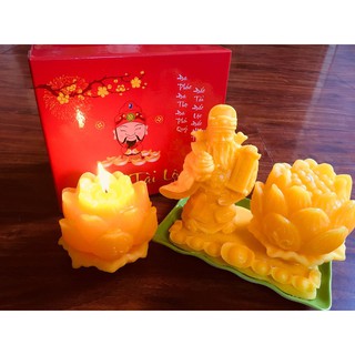 NẾN HOA SEN THẦN TÀI