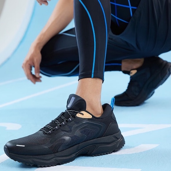 Giày Chạy Bộ Khối Lượng Nhẹ Giảm Sốc Chống Mòn Dành Cho Nam