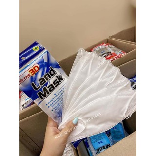1 Bịch 6 chiếc LANDMASK LAND MASK KF94 3D 4 lớp kháng khuẩn cao cấp Hàn Quốc