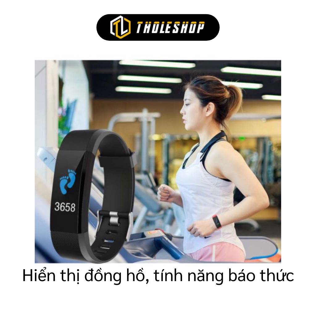 Vòng Đeo Tay GIGAHOME Đồng Hồ Thông Minh 115 Plus, Theo Dõi Sức Khỏe, Chống Thấm Nước 7480