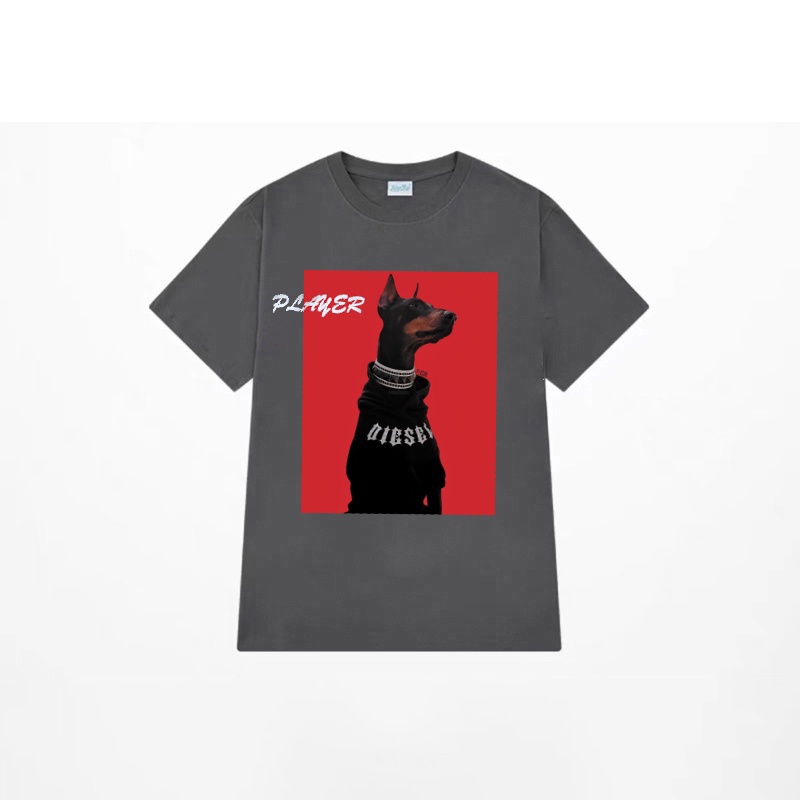 Áo phông , áo thun Mikenco Doberman in hình chú chó chất liệu cotton cao cấp fom dáng unisex hottrend 2022.