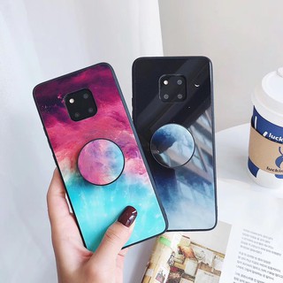 Ốp Lưng Mặt Kính Họa Tiết Bầu Trời Đầy Sao Cho Samsung Galaxy S 10 Note 9 Note 8 S 9 S 8 Plus S 10 E