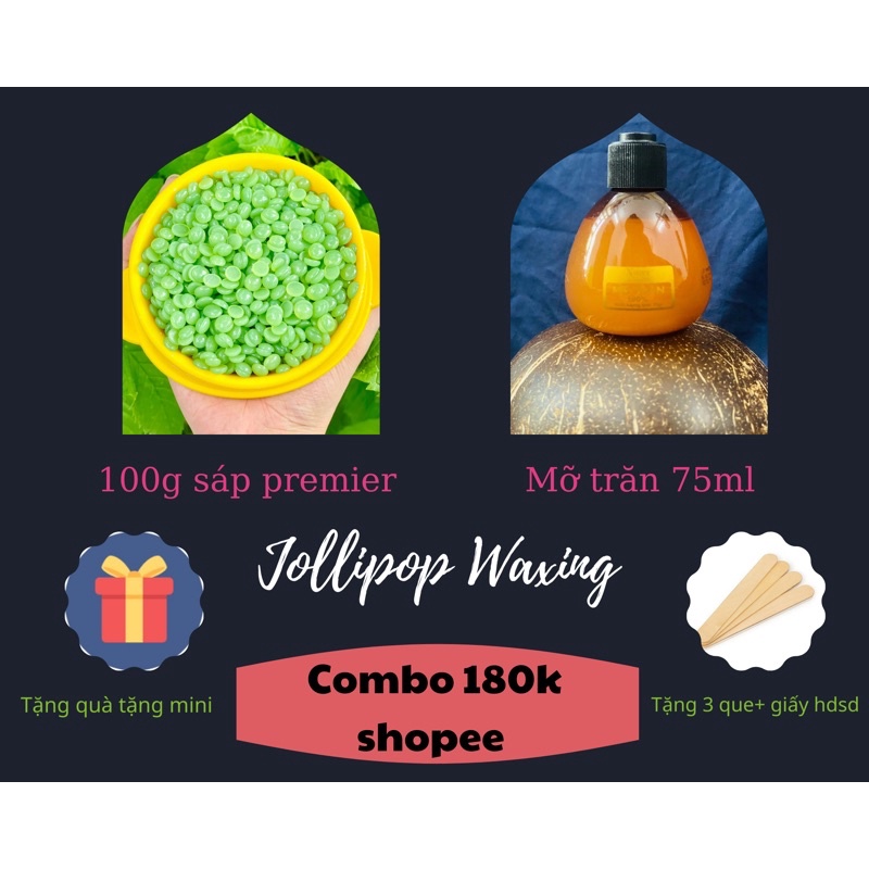 Combo Sáp Wax Mỡ Trăn 75ml